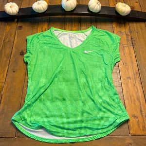 Nike green athletic top/ shirt